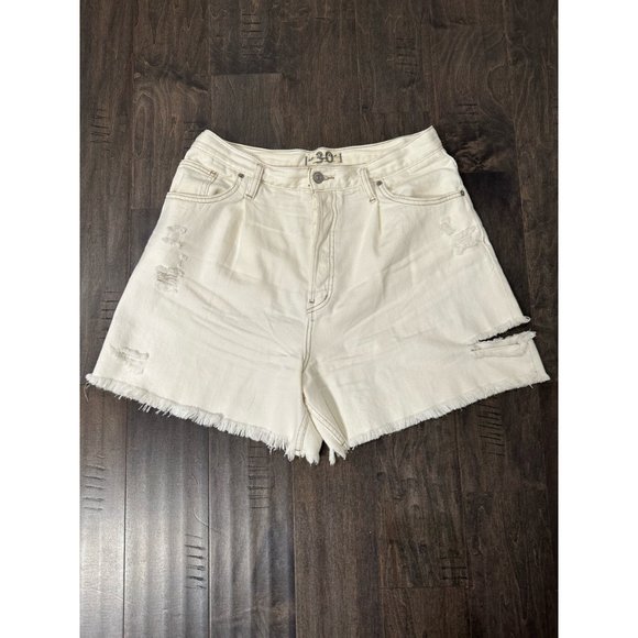 Free People Shake the Room Jean Shorts - Picture 3 of 6